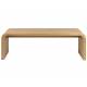 Banquette de Salon Brave Zuiver Banc en Bois Design Assise Chêne et Hévea 38x45x140cm