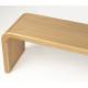 Banquette de Salon Brave Zuiver Banc en Bois Design Assise Chêne et Hévea 38x45x140cm
