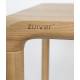 Table de Repas Brave Zuiver Table de Salle à Manger en Bois Design Chêne et Hévea 75x80x160cm