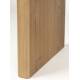 Guéridon Brave Zuiver Sellette en Bois et Verre Table d’Appoint Design Chêne et Hévea 42x50x58cm