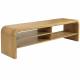 Meuble TV Brave Zuiver Enfilade Basse en Bois Design Meuble de Rangement Chêne et Hévea 40x45x160cm