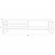 Meuble TV Brave Zuiver Enfilade Basse en Bois Design Meuble de Rangement Chêne et Hévea 40x45x160cm