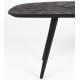 Banquette de Salon Webster Woody Banc en Teck et Fer Design Assise Damier