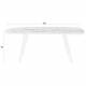 Banquette de Salon Webster Woody Banc en Teck et Fer Design Assise Damier