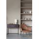 Console d’Entrée Webster S Woody Coiffeuse 4 Tiroirs Meuble de Rangement Bois et Fer