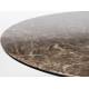 Table de Repas Maru Woody Table de Salle à Manger Ronde Bois et Métal Pied Tulipe 75x110x110cm
