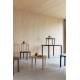 Guéridon Storm Zuiver Sellette d’Appoint Ronde en Bois Design Table Design Couleur Naturelle 45x45x45cm
