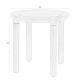 Guéridon Storm Zuiver Sellette d’Appoint Ronde en Bois Design Table Design Couleur Naturelle 45x45x45cm