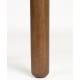 Guéridon Storm Zuiver Sellette d’Appoint Ronde en Bois Design Table Design Couleur Noyer 45x45x45cm