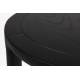 Guéridon Storm Zuiver Sellette d’Appoint Ronde en Bois Design Table Design Finition Noire 45x45x45cm