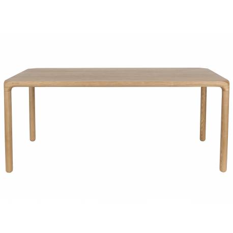 Table de Repas Storm Zuiver Table de Salle à Manger Rectangulaire Bois Couleur Naturelle 75x90x160cm