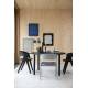 Table de Repas Storm Zuiver Table de Salle à Manger Ronde Bois Couleur Noire Design 75x128x128cm