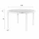 Table de Repas Storm Zuiver Table de Salle à Manger Ronde Bois Couleur Noire Design 75x128x128cm