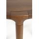 Table Basse Storm Zuiver Table de Salon Ronde en Bois Design Table Design Couleur Noyer 40x60x60cm