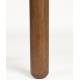 Table Basse Storm Zuiver Table de Salon Ronde en Bois Design Table Design Couleur Noyer 40x60x60cm