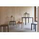Table Basse Storm Zuiver Table de Salon Ronde en Bois Design Table Design Couleur Noyer 40x60x60cm