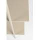 Etagère Marcio Woody Colonne de Rangement Support 4 Etagères Bois et Métal Beige 40x80x120cm