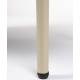 Console Amaya Woody Enfilade Bois, Rotin et Métal Sellette Ovale Table d’Appoint 39x76x85cm