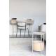 Console Amaya Woody Bureau Bois, Rotin et Métal Enfilade un Tiroir Table d’Appoint 40x76x120cm
