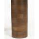 Table Basse Kouk Woody Table de Salon Ovale Manguier et Marbre Sellette d’Appoint 40x43x100cm