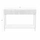 Console Slides Zuiver Enfilade Bois et Métal Meuble de Rangement 2 Niveaux Table d’Appoint 36x75x120cm