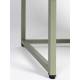 Armoire Haute Herbe Woody Vaisselier Métal Bois et Verre Meuble de Rangement sur Pied 35x60x105cm