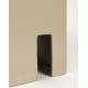 Guéridon Chubby Zuiver Bout de Canapé Carré Métal Beige Sellette d’Appoint 40x40x45cm