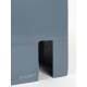 Guéridon Chubby Zuiver Bout de Canapé Carré Métal Bleu Sellette d’Appoint 40x40x45cm