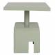 Guéridon Chubby Zuiver Bout de Canapé Carré Métal Vert Sellette d’Appoint 40x40x45cm