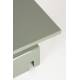 Guéridon Chubby Zuiver Bout de Canapé Carré Métal Vert Sellette d’Appoint 40x40x45cm