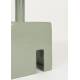 Guéridon Chubby Zuiver Bout de Canapé Carré Métal Vert Sellette d’Appoint 40x40x45cm