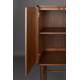 Armoire Morrisson Dutchbonbe Vaisselier Bois Meuble de Rangement sur Pied en Noyer 45x62x125cm