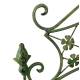 Jardinière PM à Accrocher Balconnière en Acier et Fonte Patinée Vert Ancien Support à Plantes 14x30x41,5cm