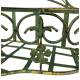 Jardinière PM à Accrocher Balconnière en Acier et Fonte Patinée Vert Ancien Support à Plantes 14x30x41,5cm