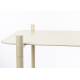 Console River L Zuiver Enfilade Métal Beige Sellette Double Niveaux Table d’Appoint Design 35x62x100cm