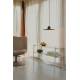 Console River L Zuiver Enfilade Métal Beige Sellette Double Niveaux Table d’Appoint Design 35x62x100cm