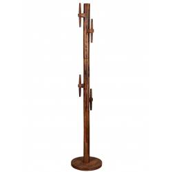 Porte-manteau Jakub Dutchbone Patère en Bois de Manguier Perroquet sur Pied 32x32x165cm