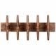Porte-manteau Mural Jakub Dutchbone Patère Quintuple en Bois de Manguier Support à Vêtements 9x23x52cm