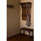 Porte-manteau Mural Jakub Dutchbone Patère 6 Crochets en Bois de Meuble d’Entrée à Etagère 32x66x110cm