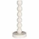 Bougeoir Fonte d’Aluminium Bubble Zuiver Candélabre Beige Support à Bougie Design 10x10x26cm