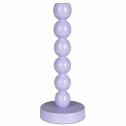 Bougeoir Fonte d’Aluminium Bubble Zuiver Candélabre Violet Support à Bougie Design 10x10x26cm