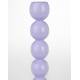 Bougeoir Fonte d’Aluminium Bubble Zuiver Candélabre Violet Support à Bougie Design 10x10x26cm