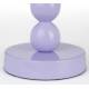 Bougeoir Fonte d’Aluminium Bubble Zuiver Candélabre Violet Support à Bougie Design 10x10x26cm