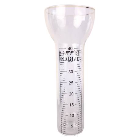 Tube à Essai Pour Pluviomètre En Verre - Fond Plat, échelle De Précision, 2,2 X 14 Cm, Pour Mesure Des Précipitations Jardin, Météo