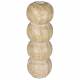 Bougeoir Rome Zuiver Candélabre en Travertin Beige Support à Bougie Design 8x8x24cm