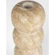 Bougeoir Rome Zuiver Candélabre en Travertin Beige Support à Bougie Design 8x8x24cm