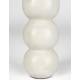 Bougeoir Rome Zuiver Candélabre en Marbre Blanc Support à Bougie Design 8x8x24cm