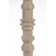 Bougeoir Totem M Zuiver Candélabre Fonte d’Aluminium Support à Bougie Finition Beige 12x12x38cm