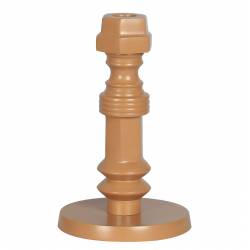 Bougeoir Totem S Zuiver Candélabre Fonte d’Aluminium Support à Bougie Finition Terracotta 12x12x20cm
