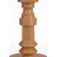 Bougeoir Totem S Zuiver Candélabre Fonte d’Aluminium Support à Bougie Finition Terracotta 12x12x20cm